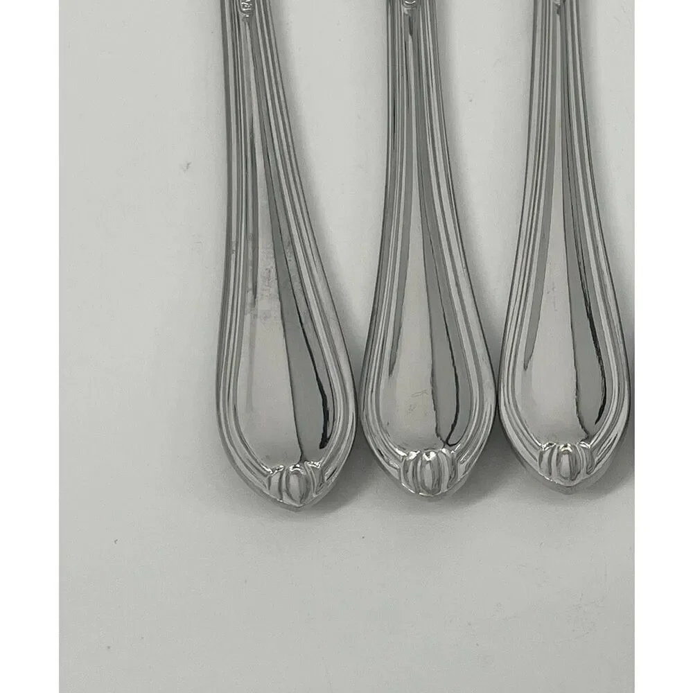 Lenox CHANDELLE Salad Forks GLOSSY 18/10 Stainless China 6 7/8